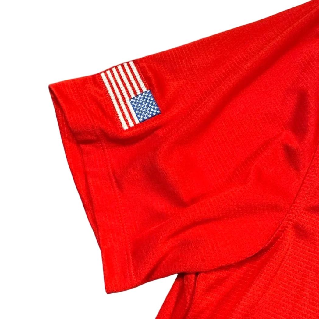 Nike Nike Polo Shirt Men's Medium Short Sleeve Dri-fit USA American Flag Stretch Size US M / EU 48-50 / 2 - 5 Thumbnail