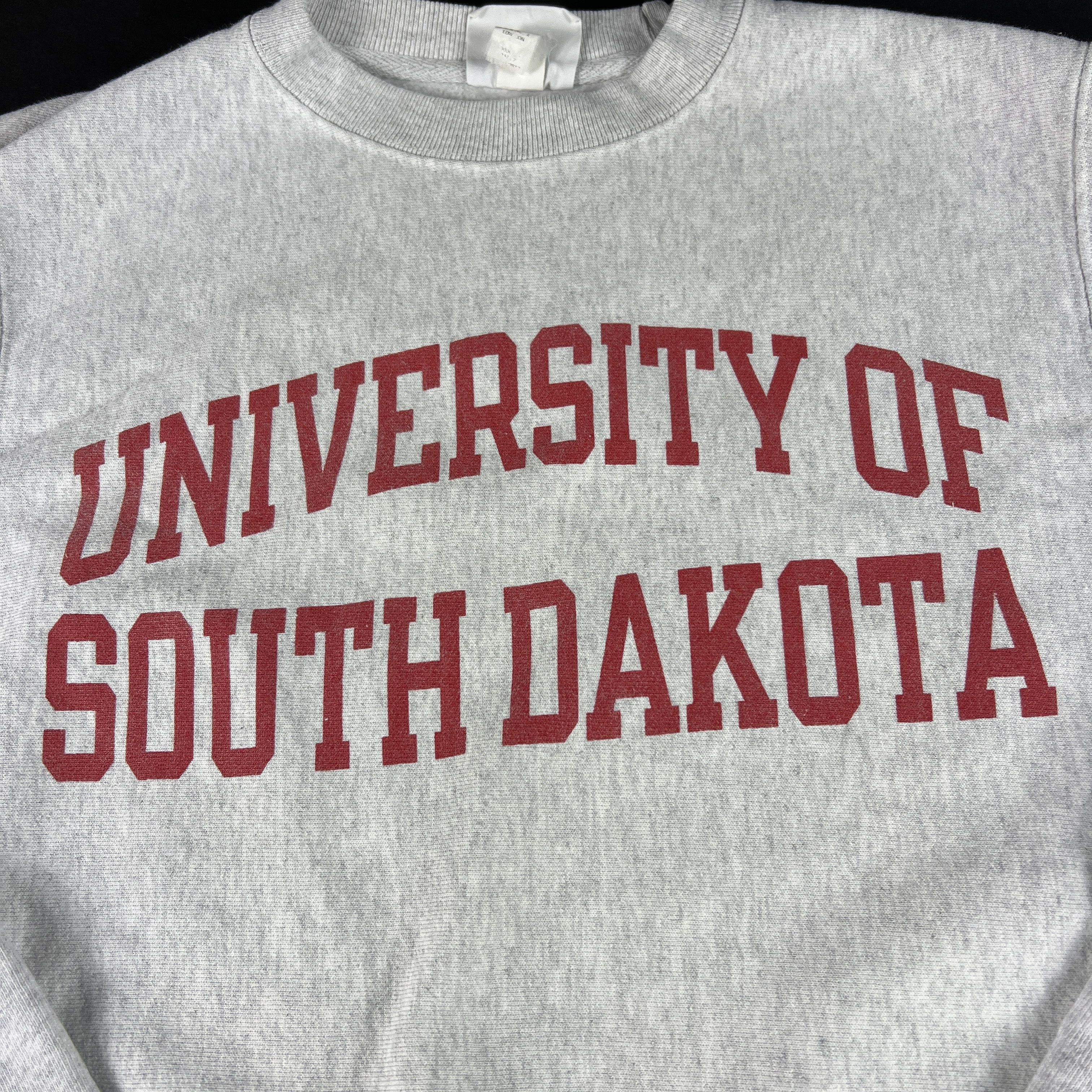 Champion × NCAA × Vintage Champion Reverse Weave South Dakota Coyotes Grey Crewneck Size US S / EU 44-46 / 1 - 6 Thumbnail