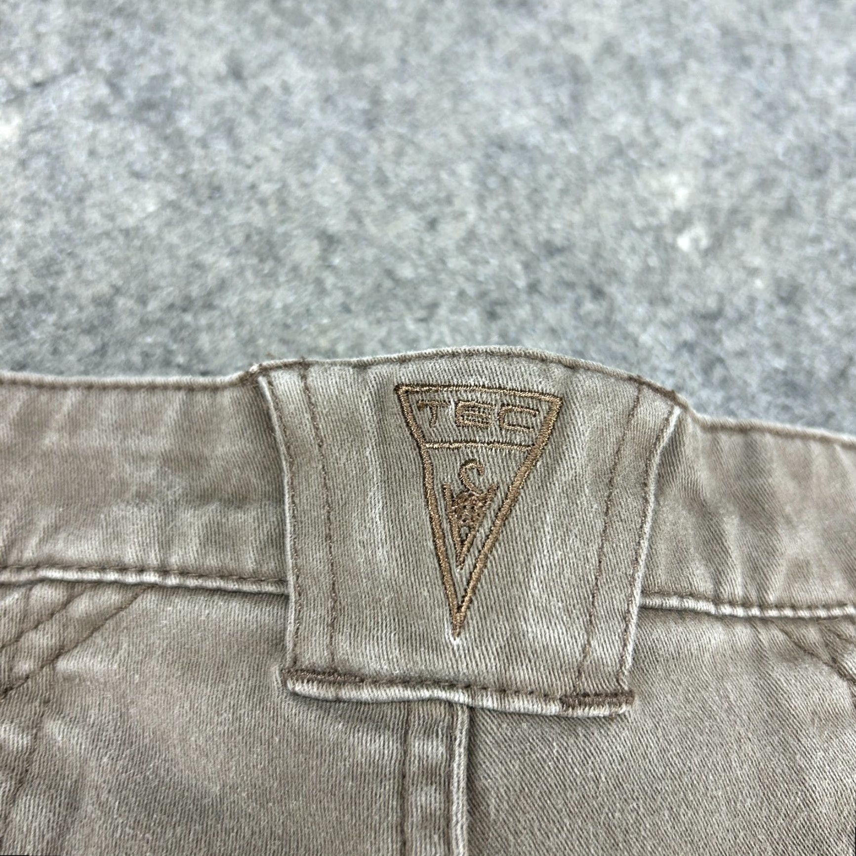 Vintage SCOTTeVEST Pants Mens 36x27 Brown Cotton Relaxed Straight Chino Cargo Pocket Casual Vintage: No? Size 36R - 5 Thumbnail