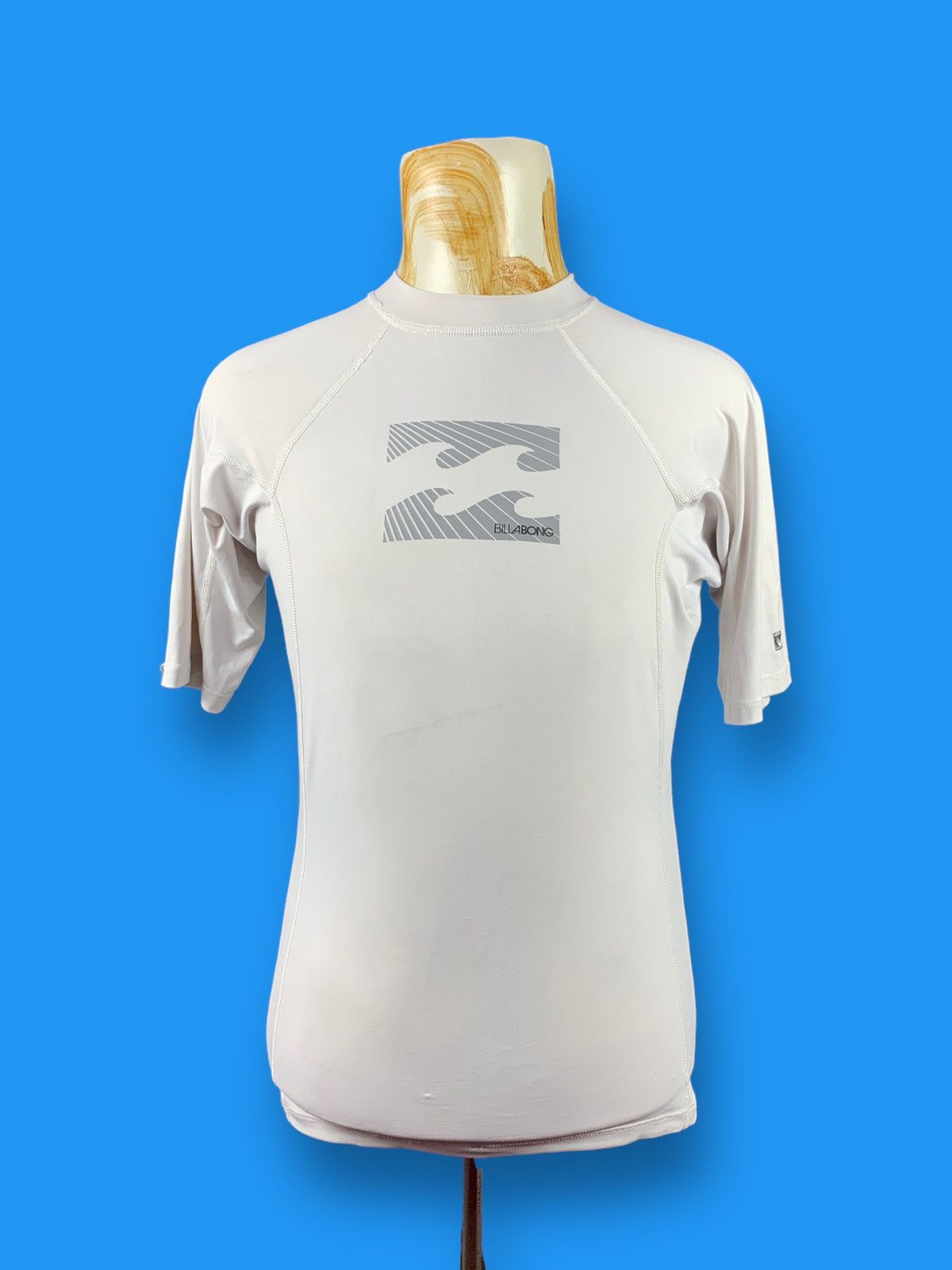 image of Steals! Billabong Tops Inner Tight Sunshield Upf50 in Off White, Men's (Size Large)