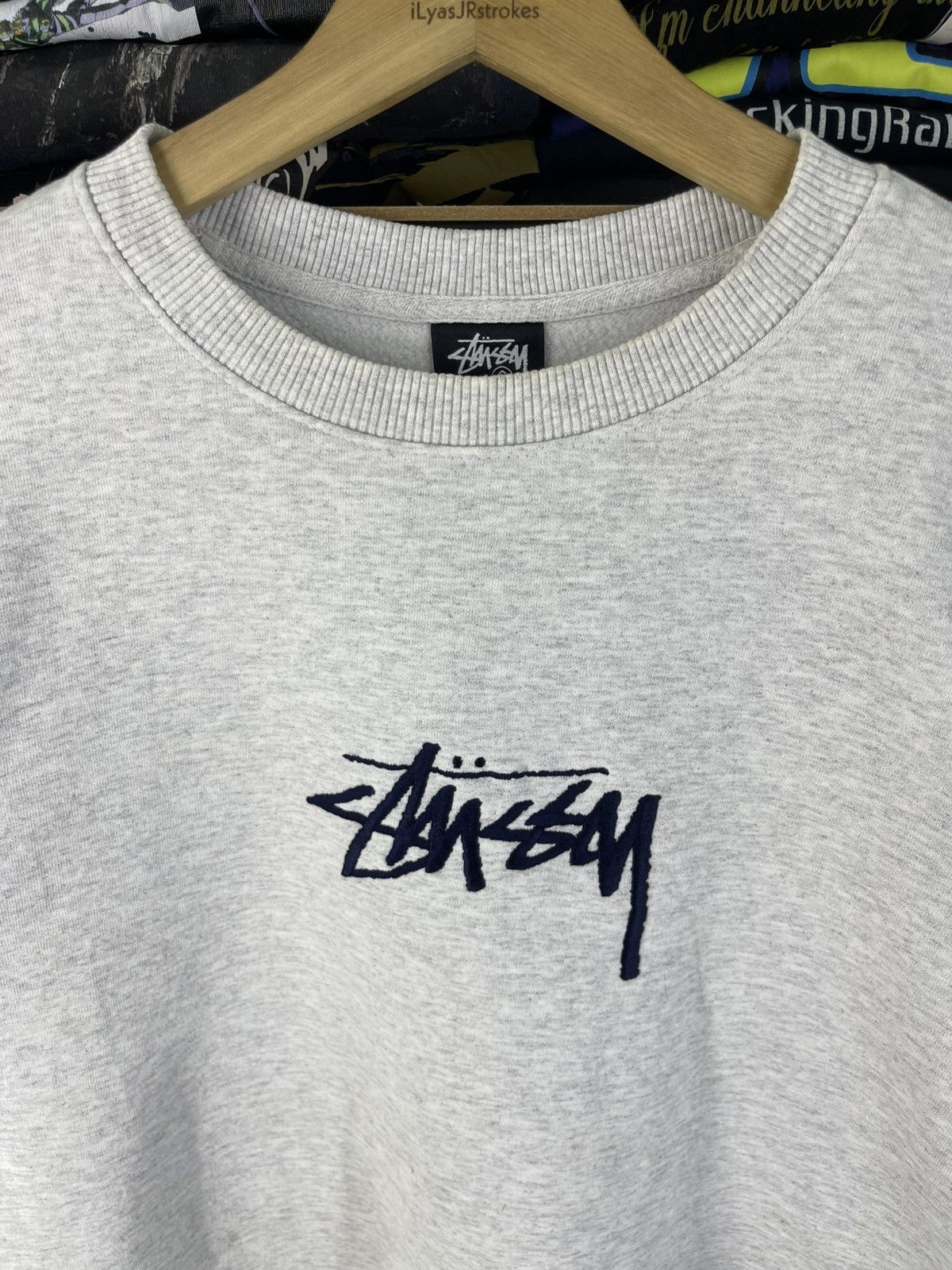 Stussy Vintage Stussy Stock Applique Embroidered Logo Sweatshirt Size US S / EU 44-46 / 1 - 6 Thumbnail