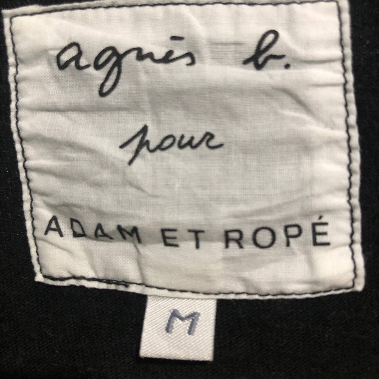 agnes b. Agnes b. Paris Black T-Shirt Size M / US 6-8 / IT 42-44 - 6 Thumbnail