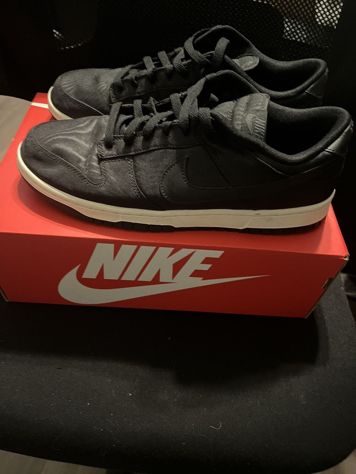 Nike Nike black canvas dunk Size US 10.5 / EU 43-44 - 1 Thumbnail