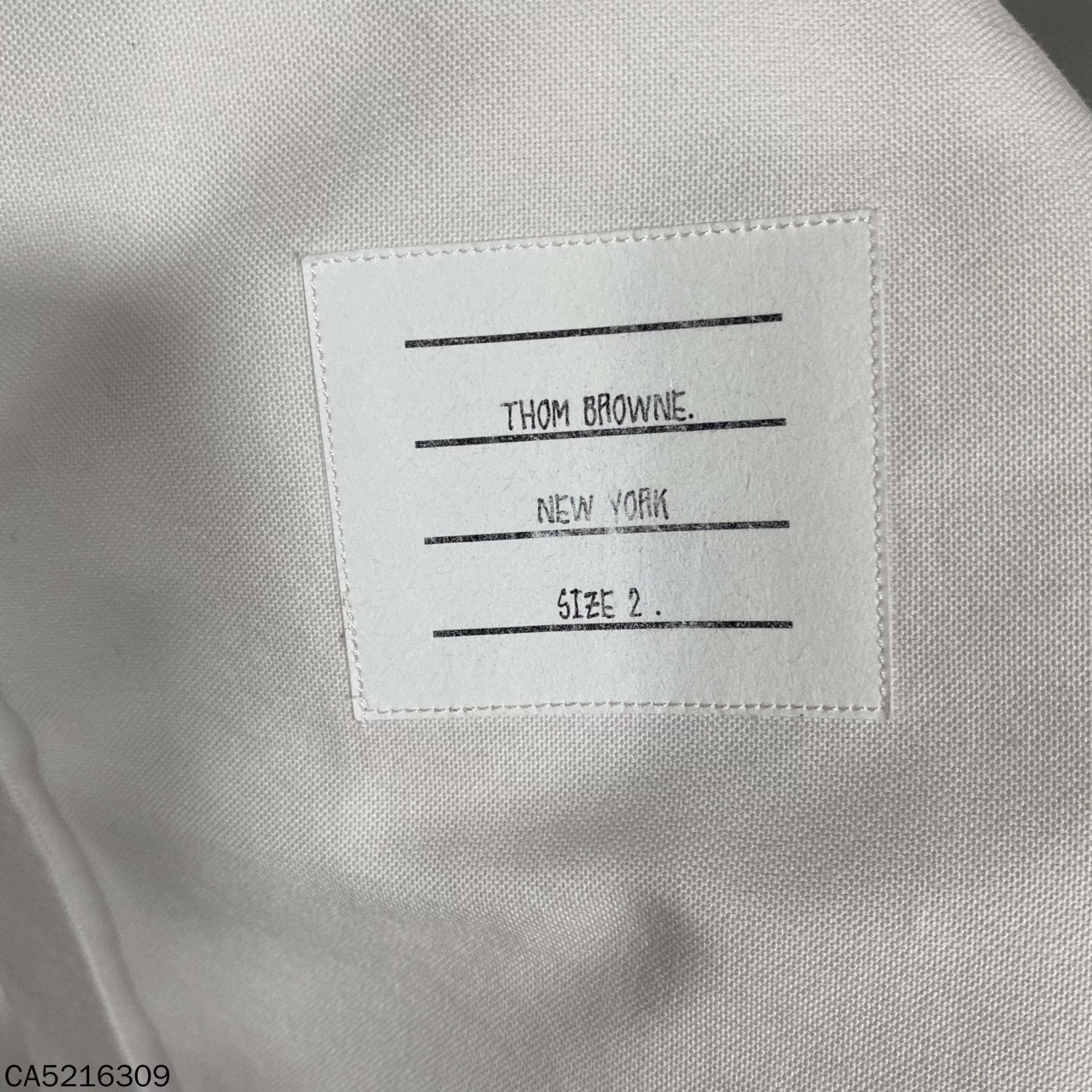 Thom Browne Thom Browne striped white short sleeve shirt women's 2 Size XS / US 0-2 / IT 36-38 - 4 Thumbnail