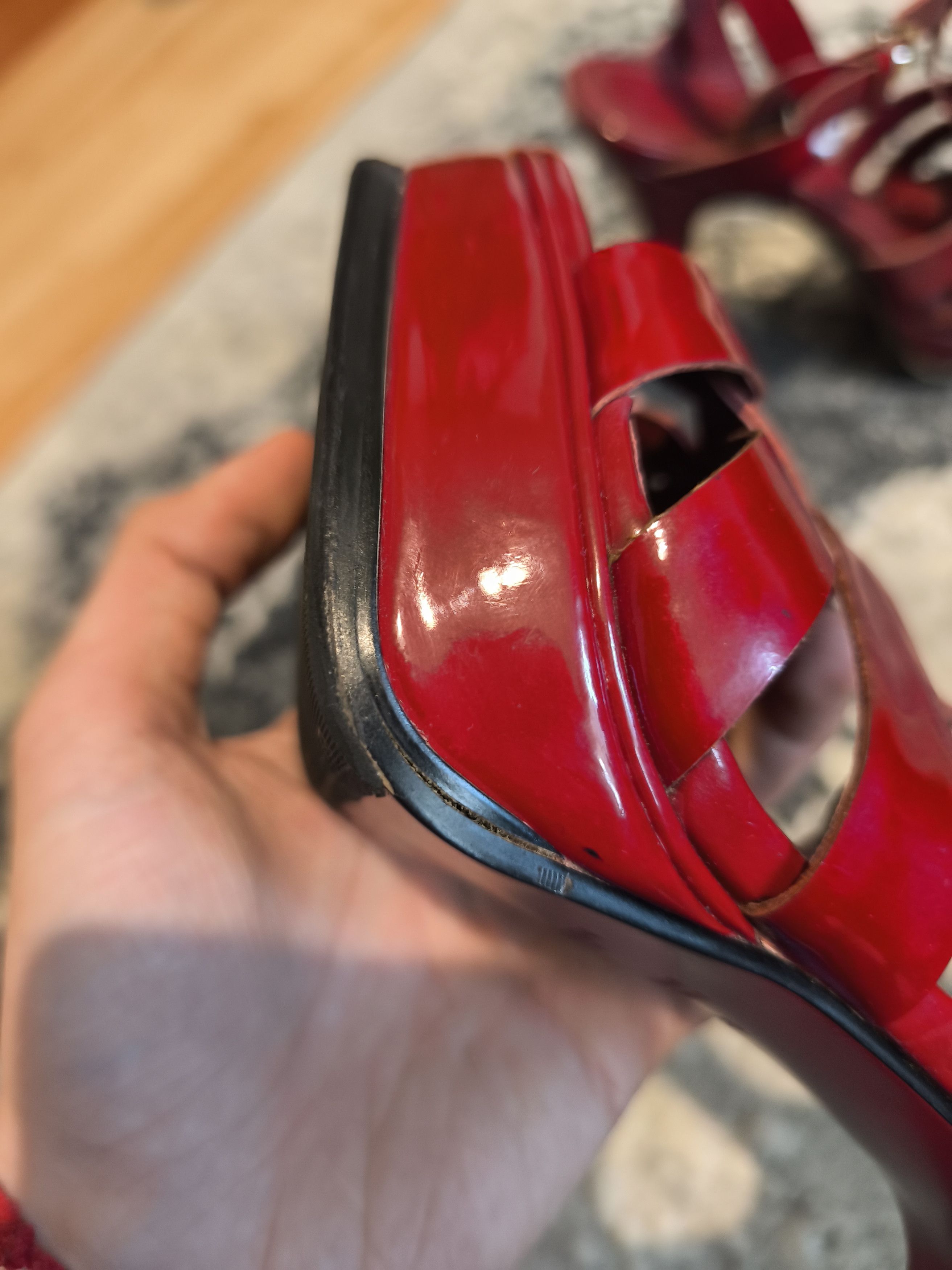 Yves Saint Laurent YSL Tribute high heel 100 leather made in italy Size US 8 / IT 38 - 14 Thumbnail