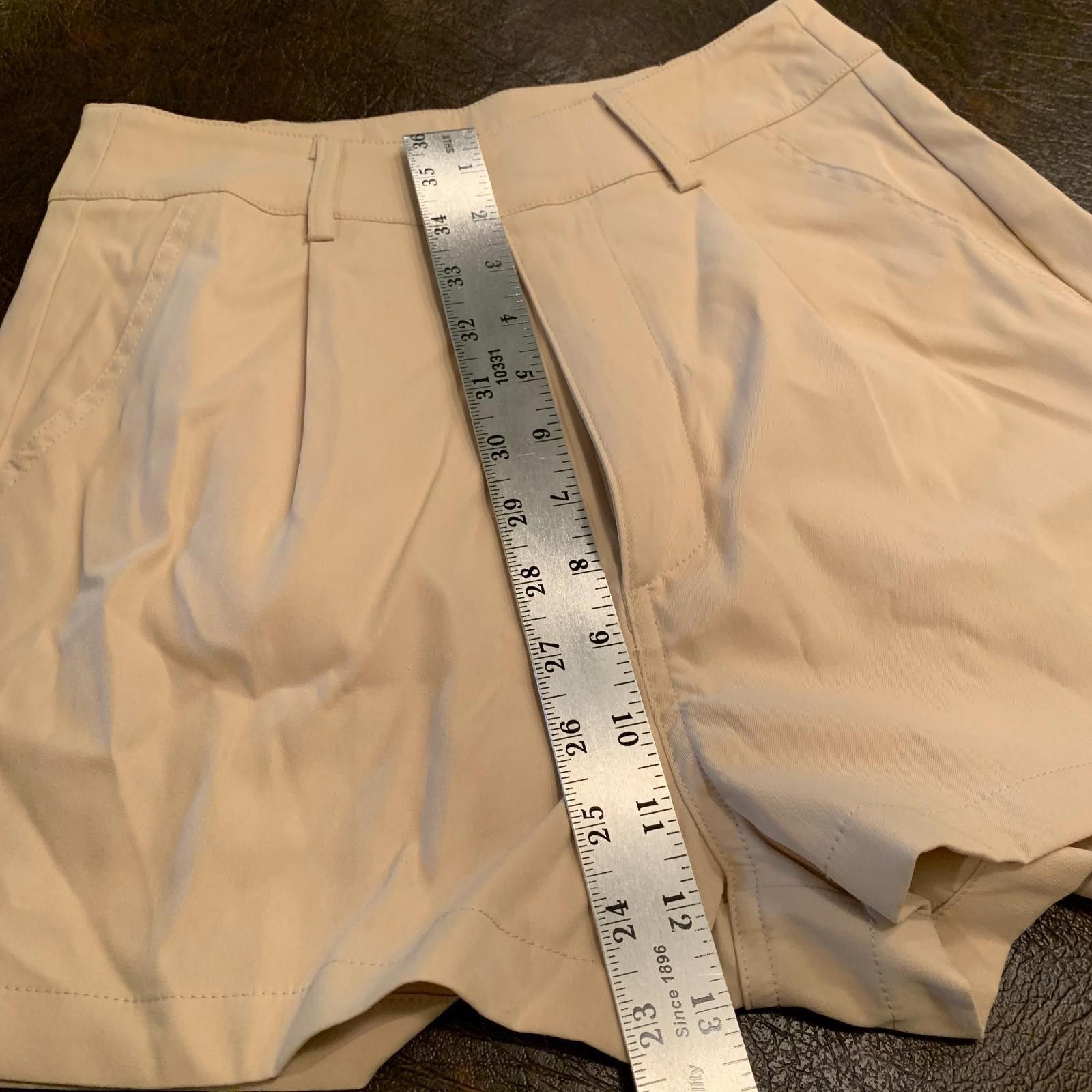 Designer Womens Floerns Casual High Waist Shorts w PocketSz. XS (348) Size 26" / US 2 / IT 38 - 8 Thumbnail