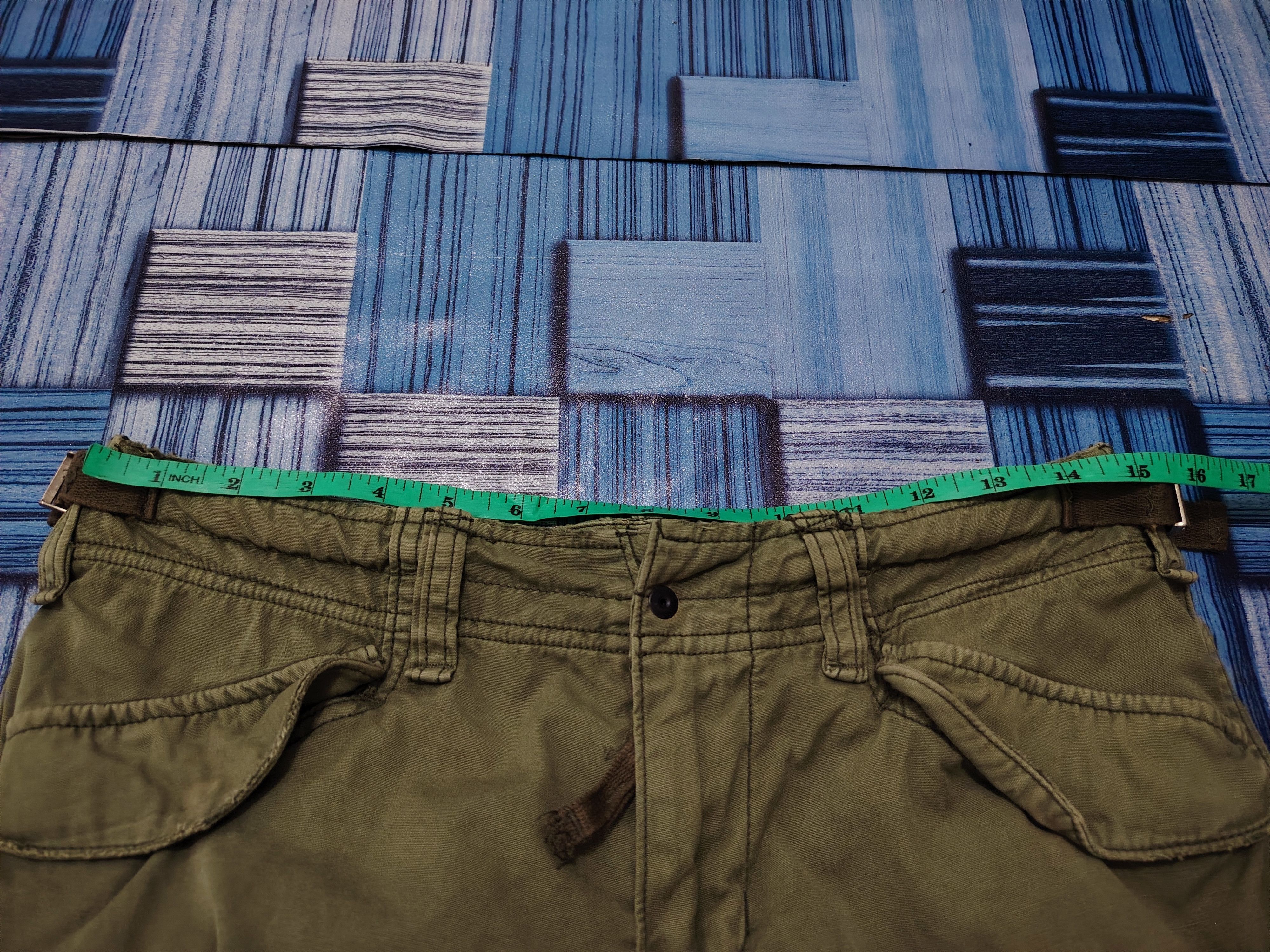 Abercrombie & Fitch Vtg Abercrombie & Fitch Cargo Military Pants Style Size US 29 - 20 Thumbnail