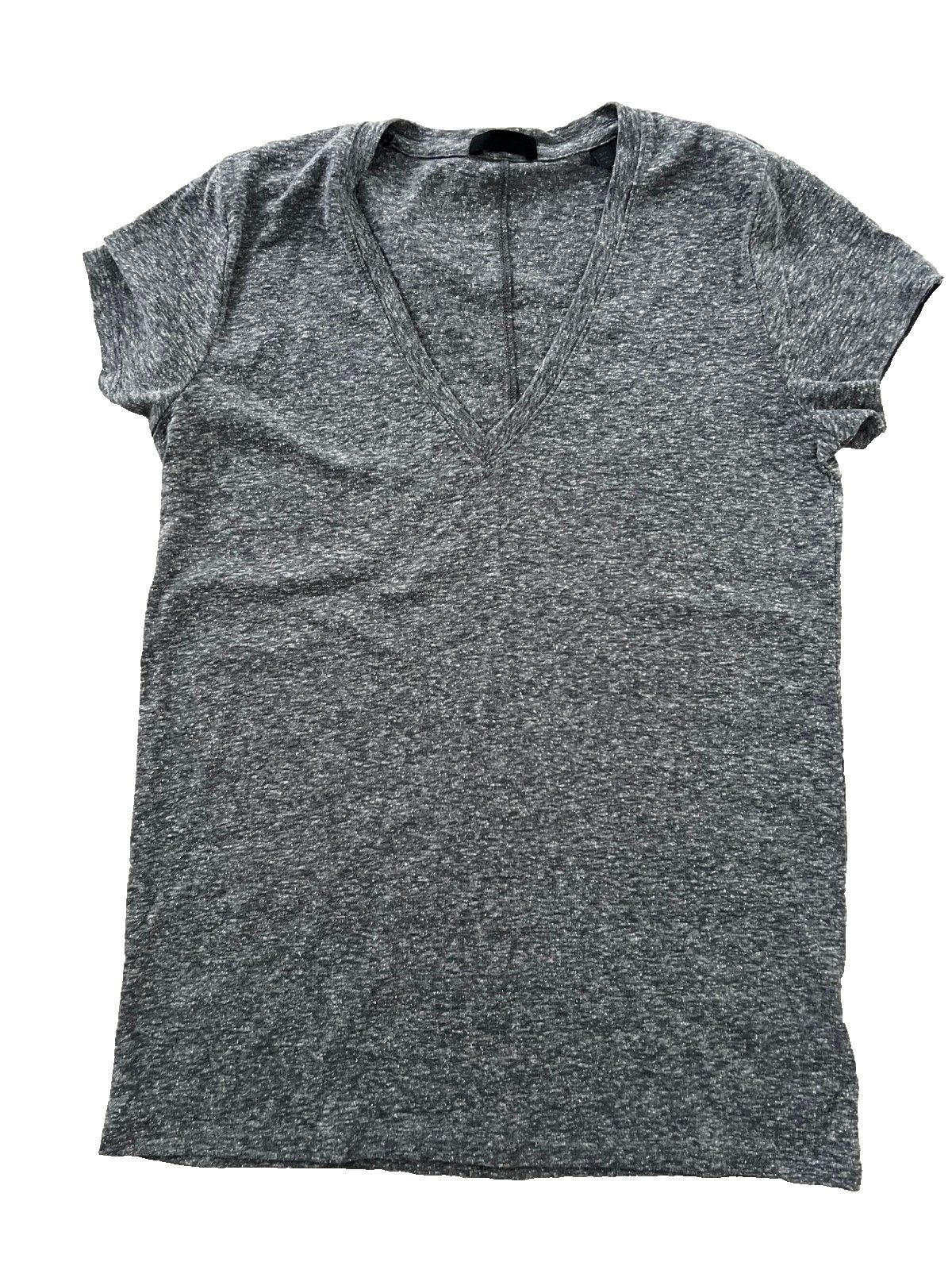 ATM ATM Anthony Thomas Melillo V-Neck Tee Heather Grey ( S ) Size S / US 4 / IT 40 - 1 Thumbnail