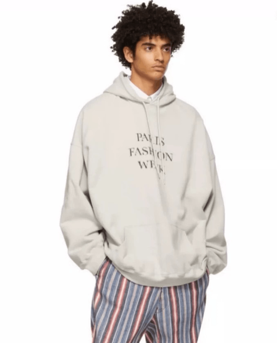Balenciaga Balenciaga Men's Oversize Mosaic Hoodie Size XS Size US S / EU 44-46 / 1 - 1 Thumbnail