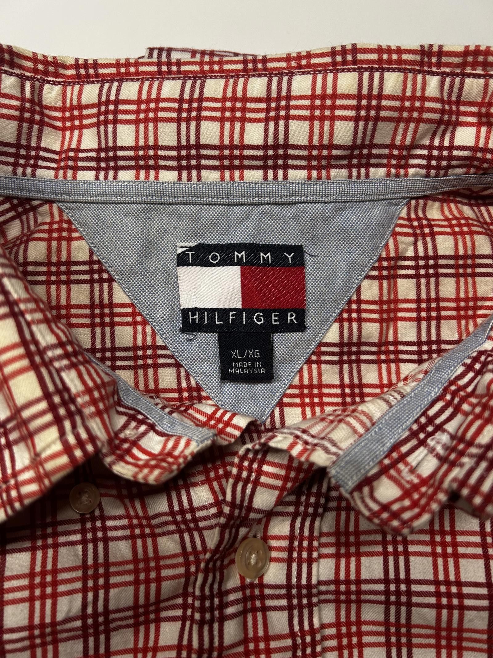 Tommy Hilfiger Tommy Hilfiger Red Checked Shirt - XL Size US XL / EU 56 / 4 - 4 Thumbnail
