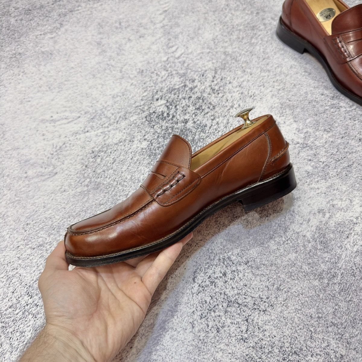 Other Jones Welted Leather Penny Loafers US9.5 UK8.5 EU42.5 Size US 9.5 / EU 42-43 - 5 Thumbnail