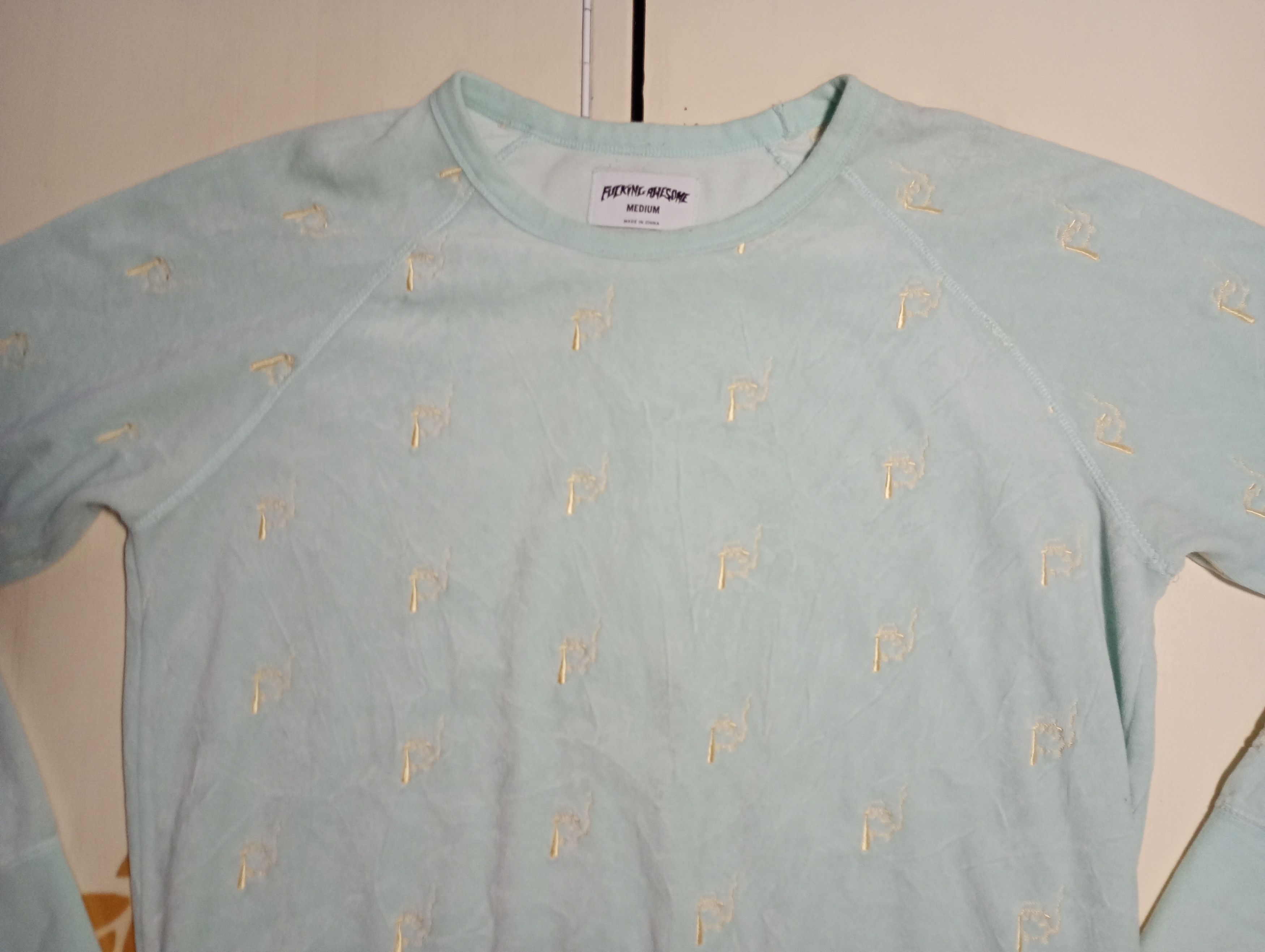 Fucking Awesome Fucking Awesome Velor All Print Sweatshirt Y2K Size US M / EU 48-50 / 2 - 5 Thumbnail