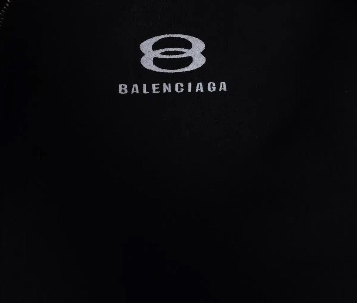 Balenciaga Balenciaga Unity Layered Oversized Zip Up Hoodie Size US S / EU 44-46 / 1 - 4 Thumbnail