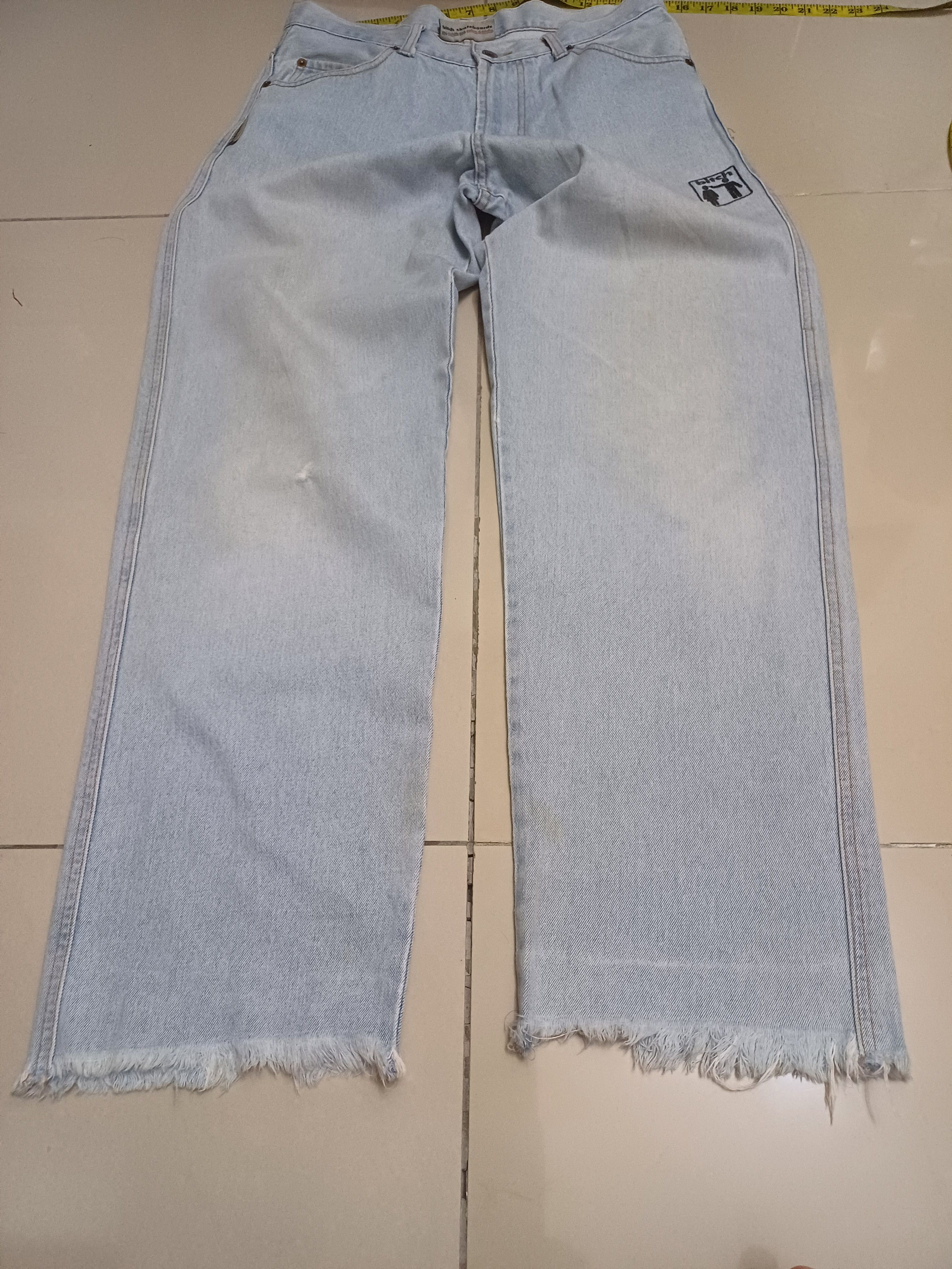 JNCO Vintage y2k/ 90s BITCH SKATEBOARDS baggy jeans Size US 30 / EU 46 - 22 Thumbnail
