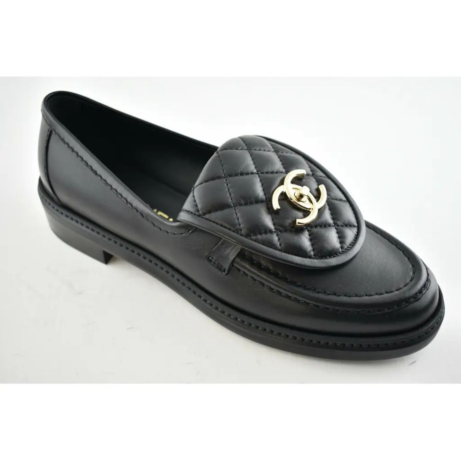 Chanel Chanel Flap Turnlock CC Logo Mule Slip On Flat Loafer 35.5 Size US 5.5 / IT 35.5 - 3 Thumbnail