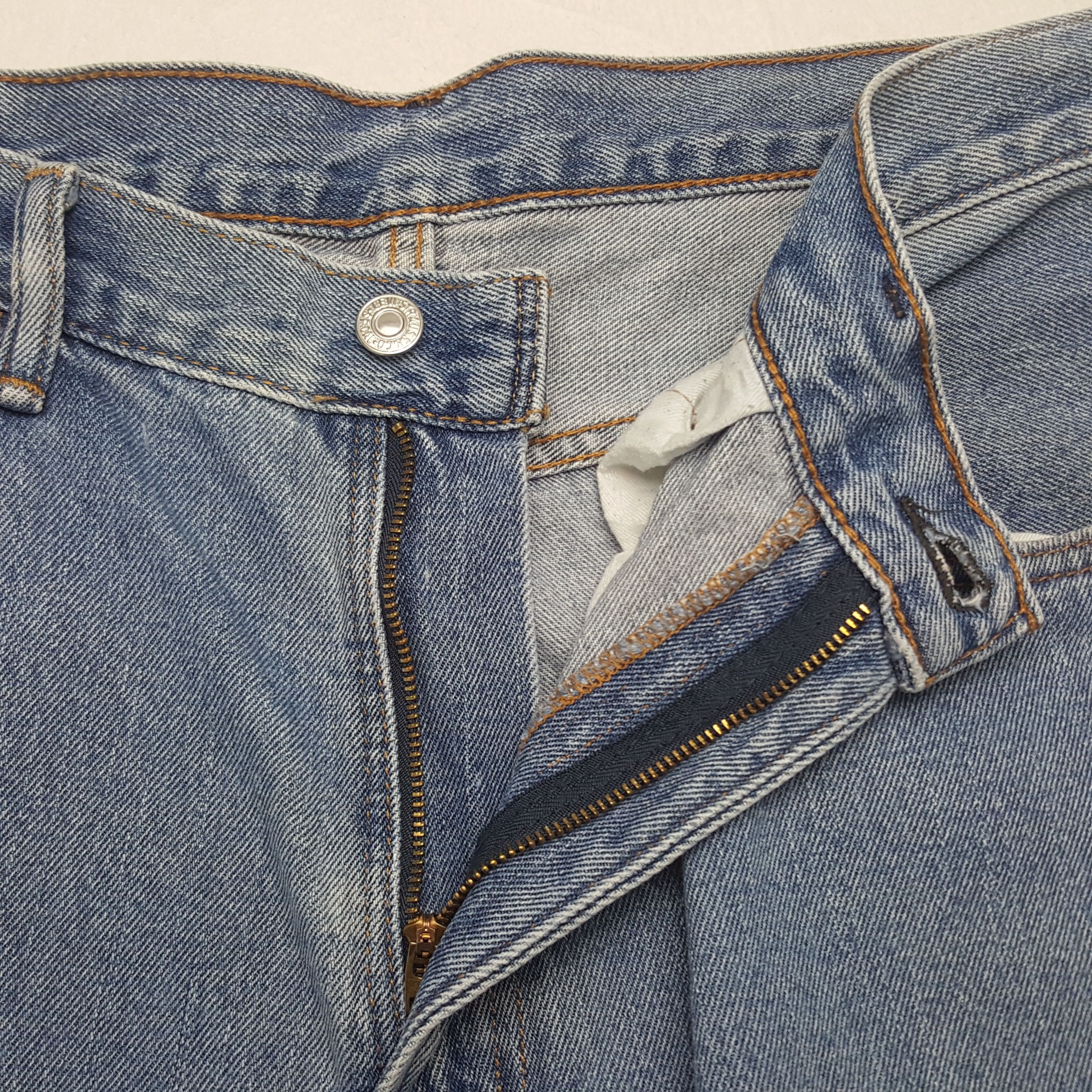 Levi's × Vintage Vintage Levi's American Distressed Style Denim Jeans Size US 35 - 7 Thumbnail