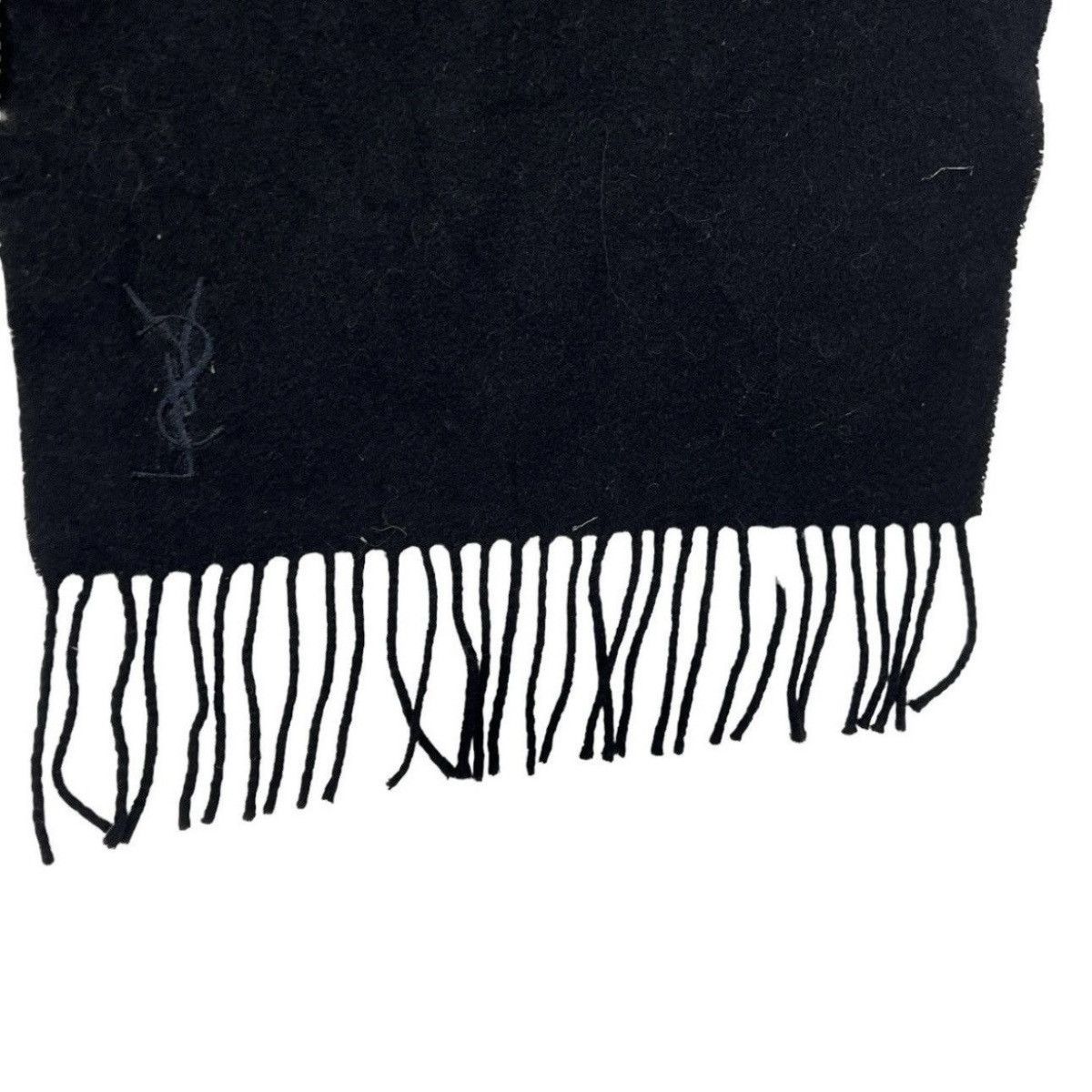 Yves Saint Laurent Scarf yvessaintlaurent wool black colour Size ONE SIZE - 4 Thumbnail