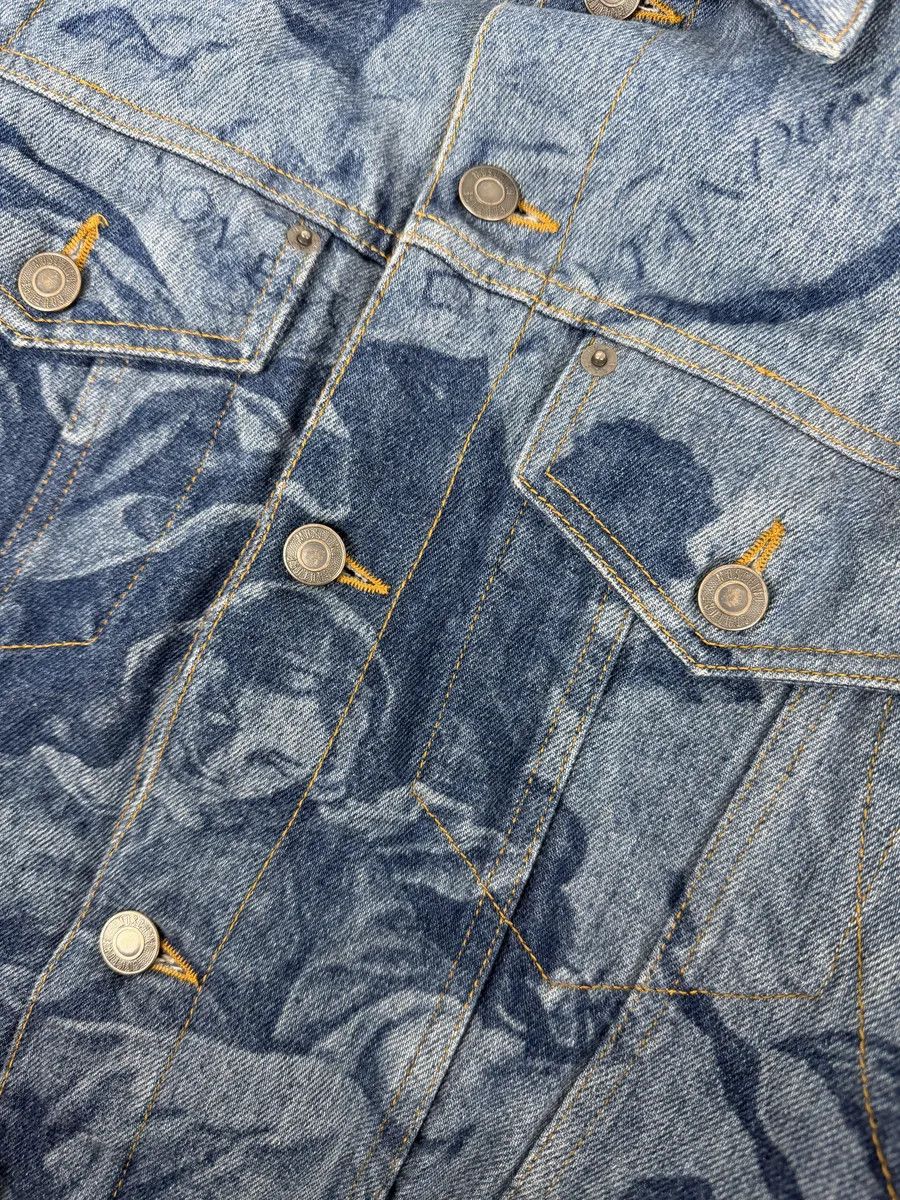 Moschino FW2017 Moschino Tattooed Horse Print Blue Denim Jacket Size US M / EU 48-50 / 2 - 11 Thumbnail