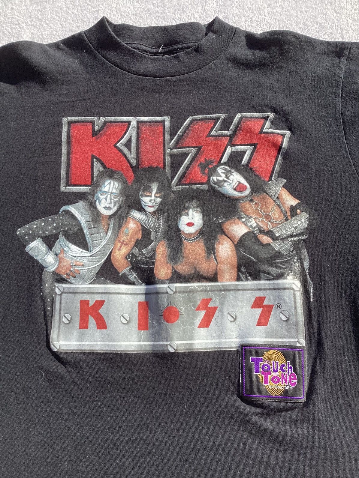 KISS Vintage 1990s kiss touch tunes single stitch band T-shirt Size US L / EU 52-54 / 3 - 2 Thumbnail