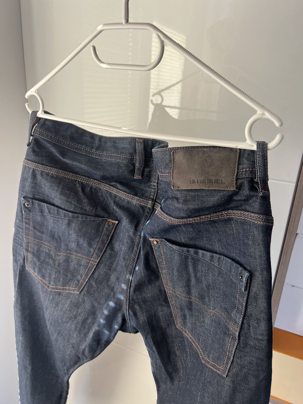 Diesel Diesel Avant Garde Krooley Regular Slim-Carrot Selvage Jeans Size US 33 - 6 Thumbnail