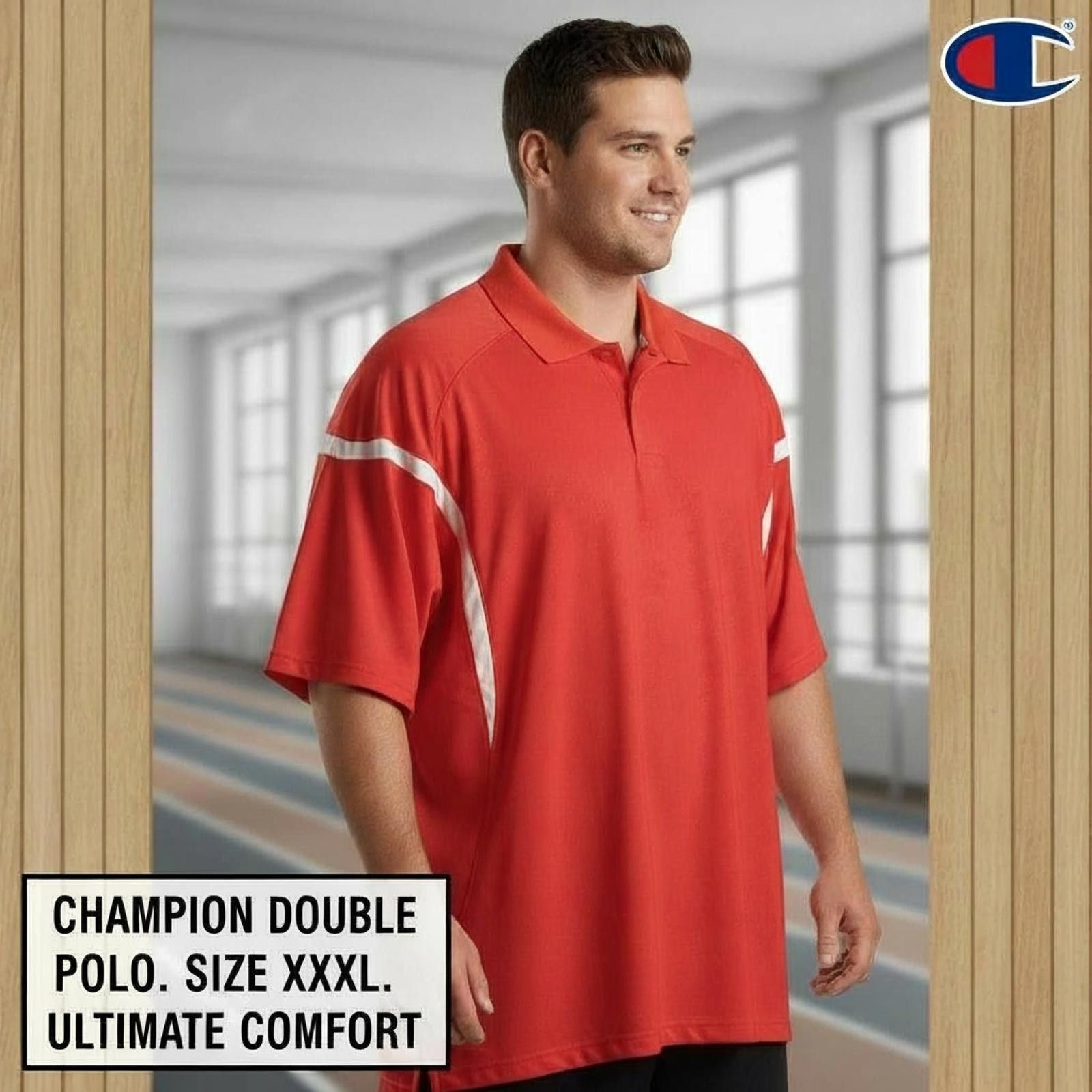 Champion Champion Double Dry Polo Shirt Size XXXL Size US XXL / EU 58 / 5 - 2 Thumbnail