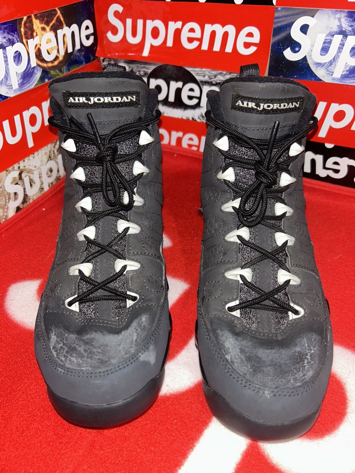 Jordan Brand Nike Jordan 9 Retro Anthracite 9 (GS) 302359-013 size 5.5y Size US 5.5 / EU 38 - 2 Thumbnail