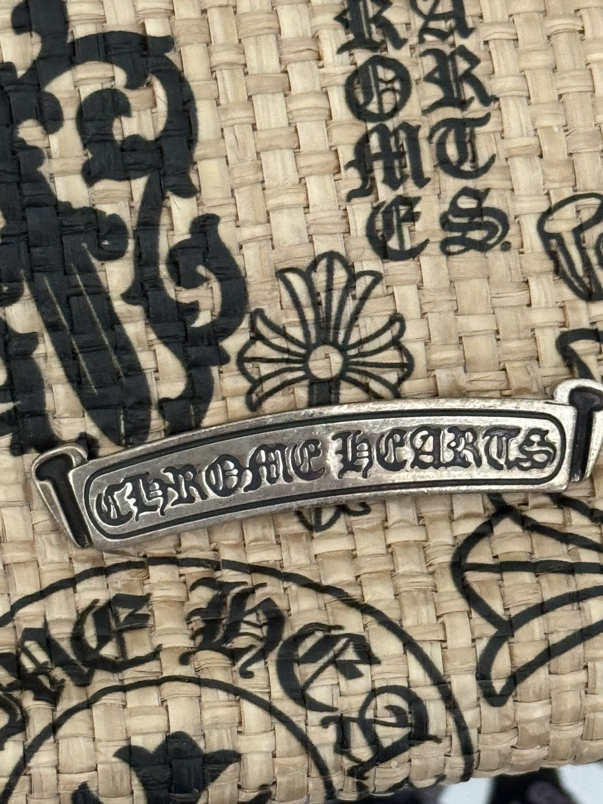 Chrome Hearts Chrome Hearts Miami Straw Beach Bag Size ONE SIZE - 6 Thumbnail