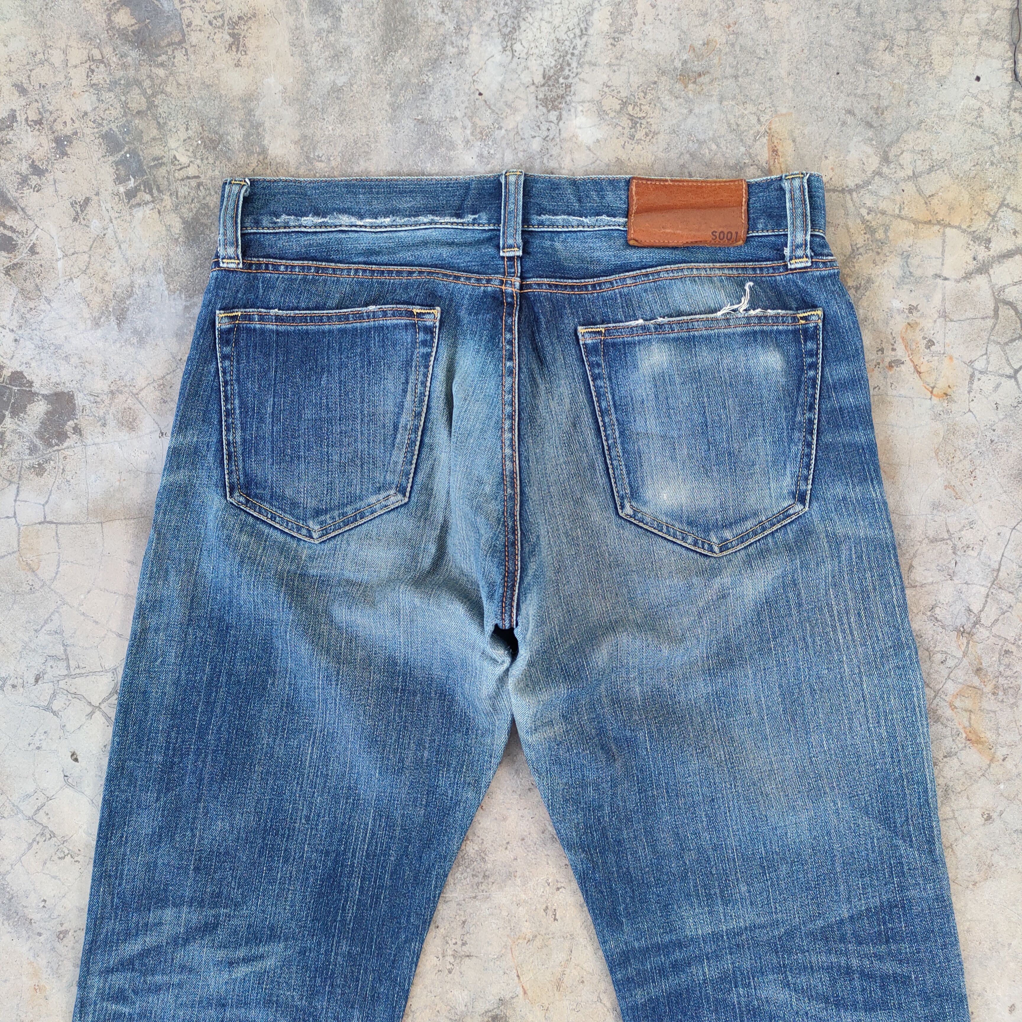 Japanese Brand W33 VINTAGE JAPANESE S001 FADED JEANS DENIM PANTS Size US 33 - 9 Thumbnail