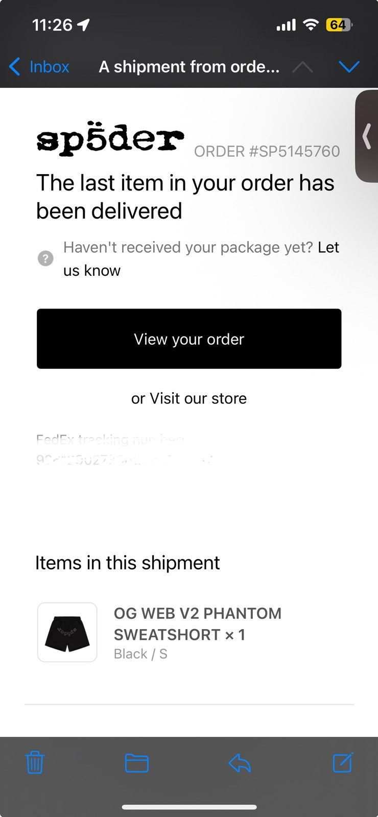 Sp5der Sp5der Web v2 Phantom Sweatshorts Size Small Size US 28 / EU 44 - 4 Thumbnail