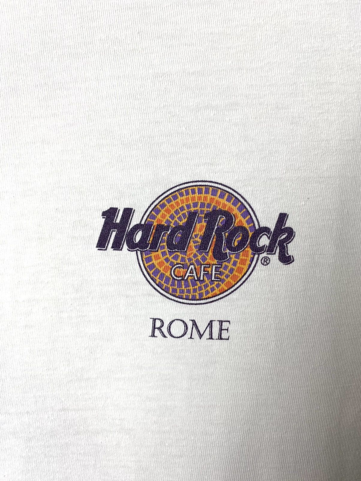 Hard Rock Cafe Vintage 80-90’s Hard Rock Cafe Rome Italy TShirt Size US M / EU 48-50 / 2 - 4 Thumbnail