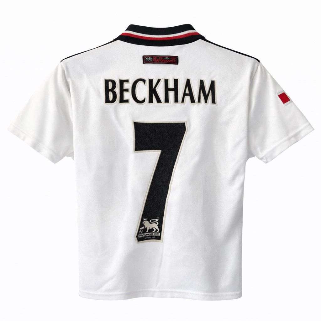 Umbro 1997/98 MANCHESTER UNITED #7 BECKHAM SOCCER JERSEY 10/11 YR Size US XXS / EU 40 - 1 Thumbnail