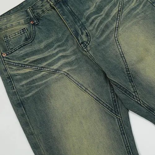 VIBE distressed flared double knee jeans Size US 27 - 3 Thumbnail