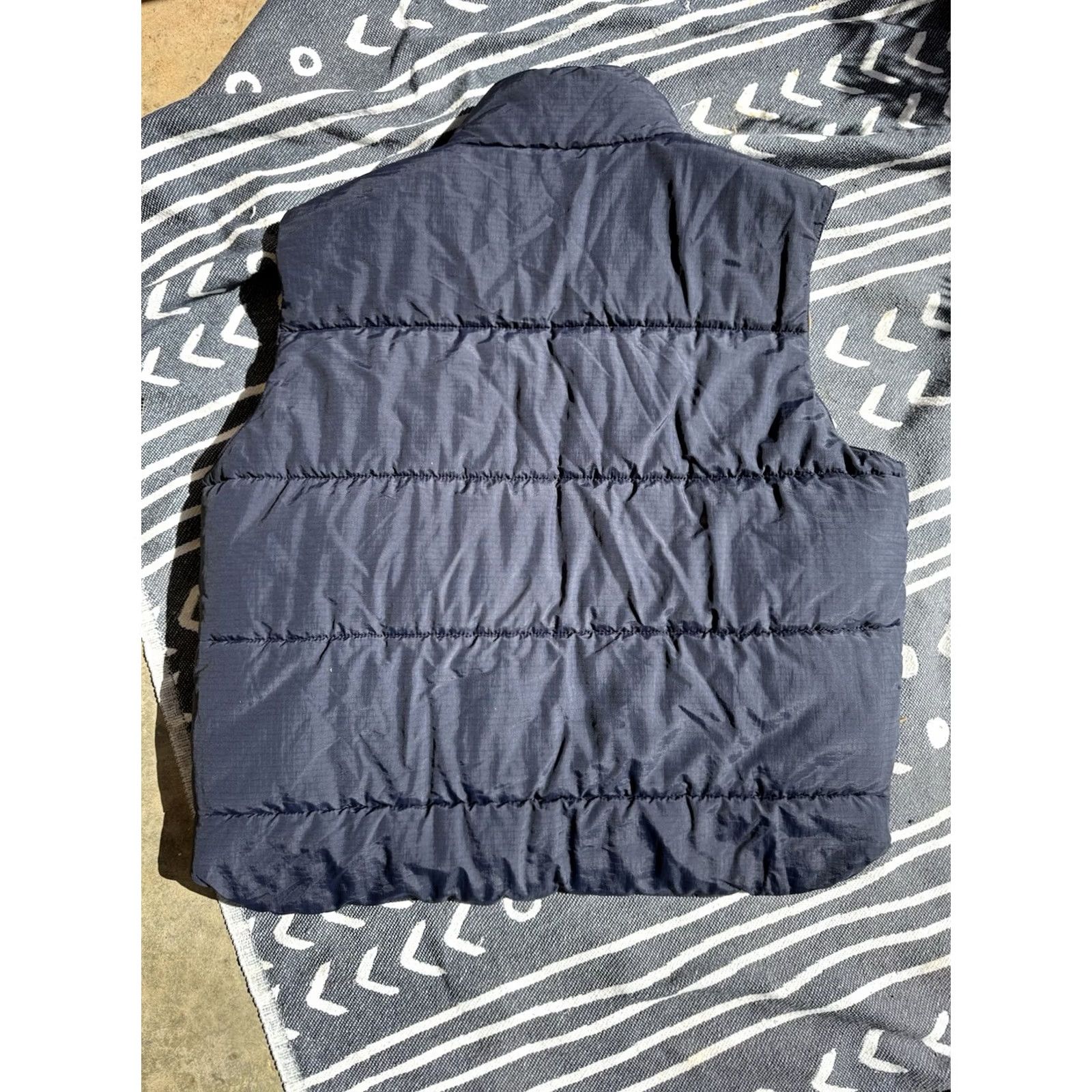 Vintage North Sails Men Reversible Puffer Vest Navy Tan Medium Size US M / EU 48-50 / 2 - 5 Thumbnail