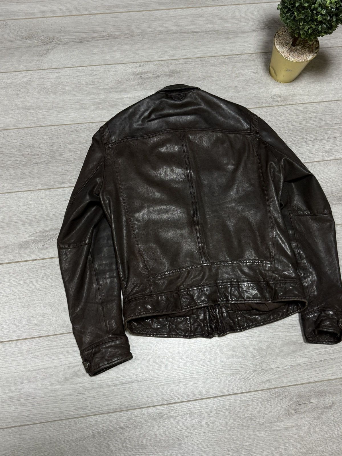Chevignon Chevignon leather jacket zip vintage Size US L / EU 52-54 / 3 - 12 Thumbnail