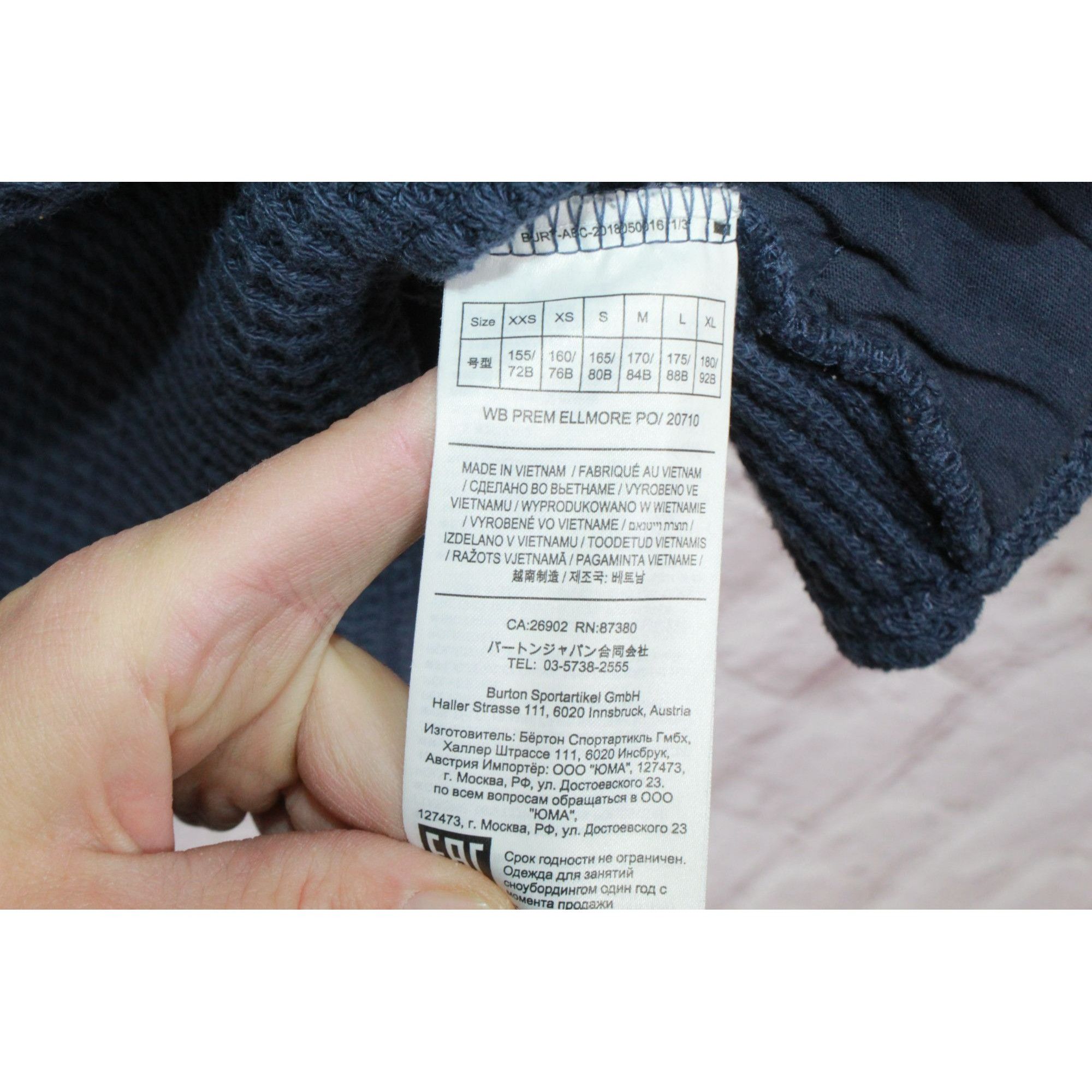 Burton Burton Women's Cowl Neck Waffle Top Cotton Size M / US 6-8 / IT 42-44 - 8 Thumbnail