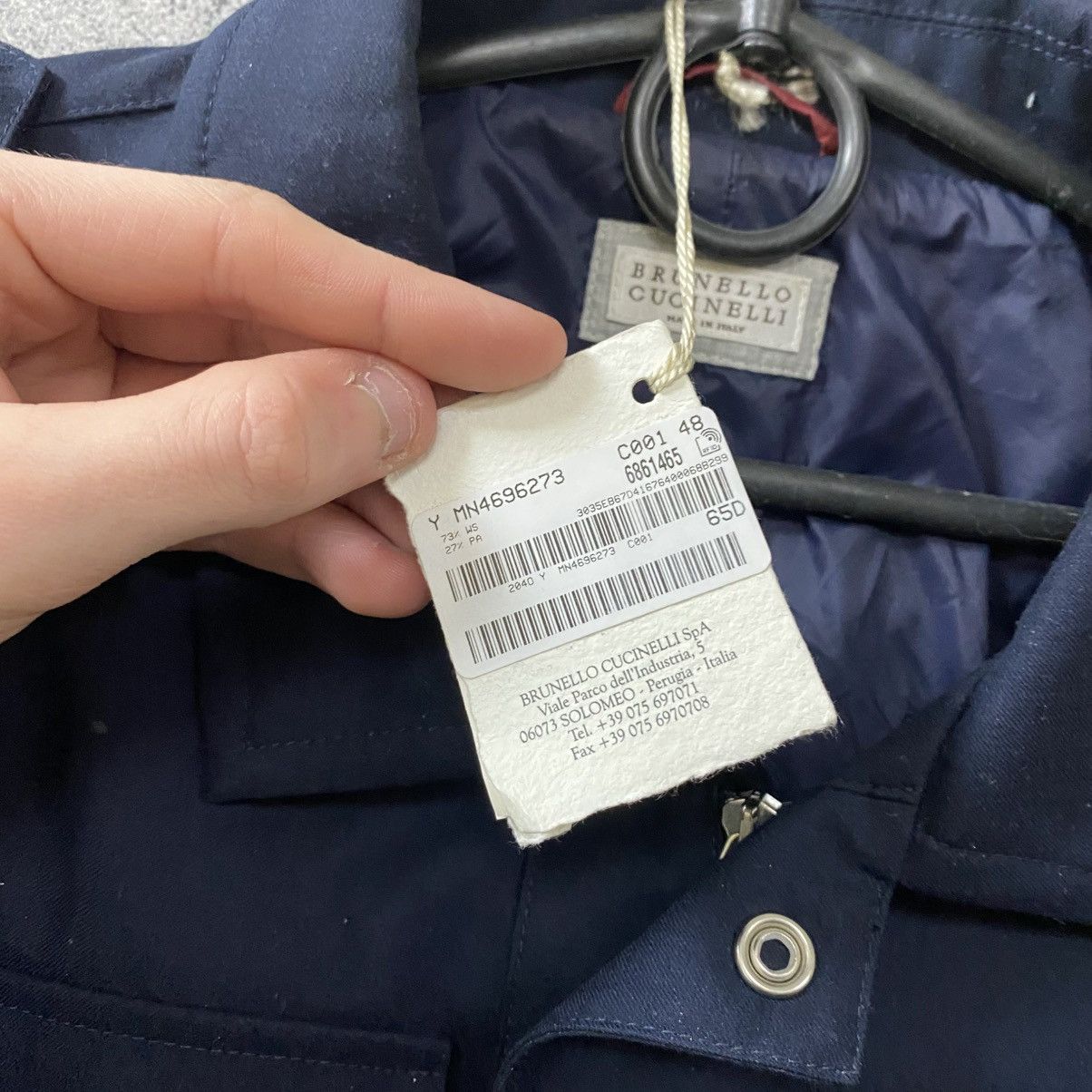 Brunello Cucinelli New Brunello Cucinelli Jacket Nylon Size US M / EU 48-50 / 2 - 9 Thumbnail