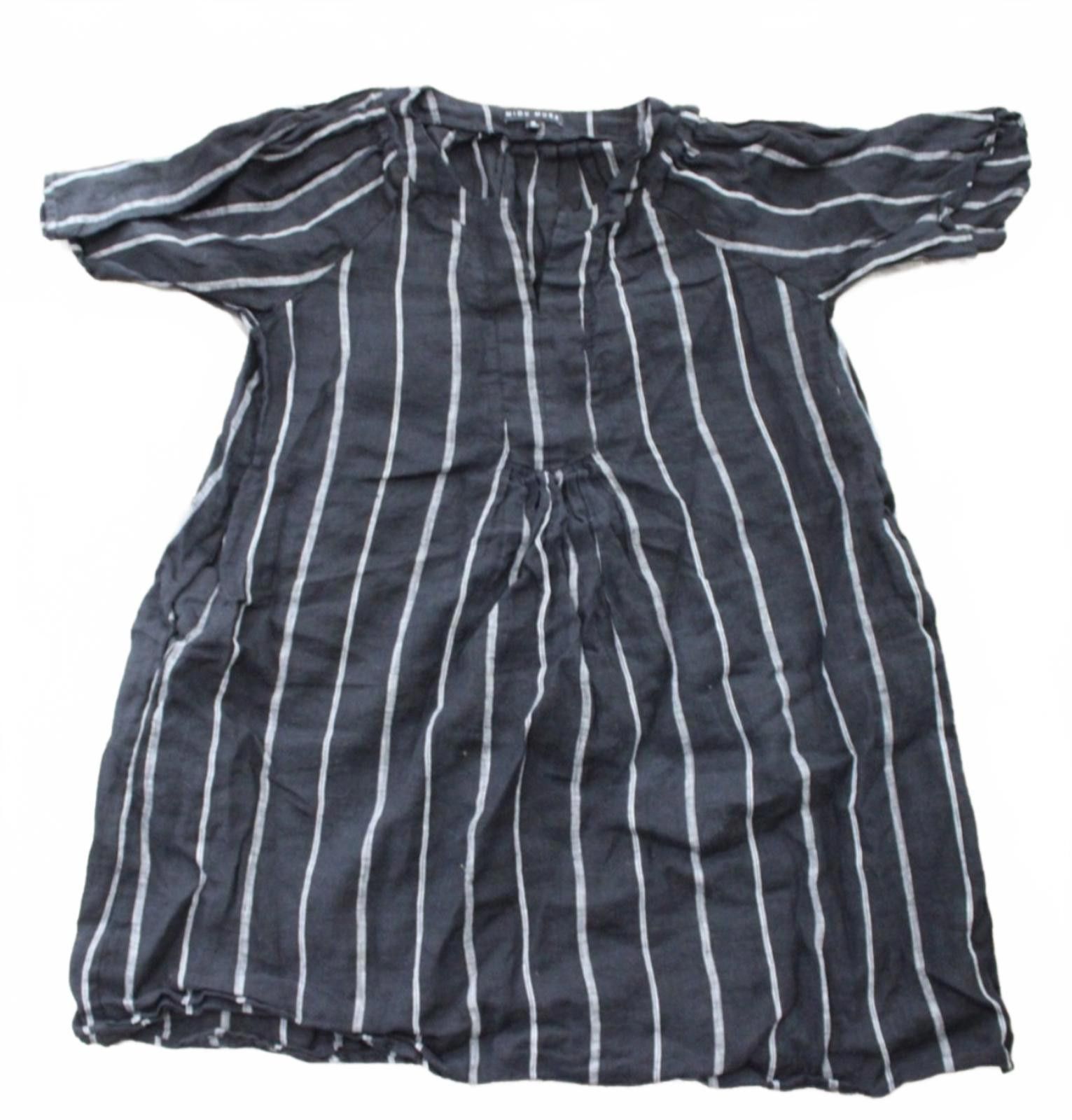 Other Misu Muse Black and White Striped Short Sleeve Dress Medium Size M / US 6-8 / IT 42-44 - 1 Thumbnail