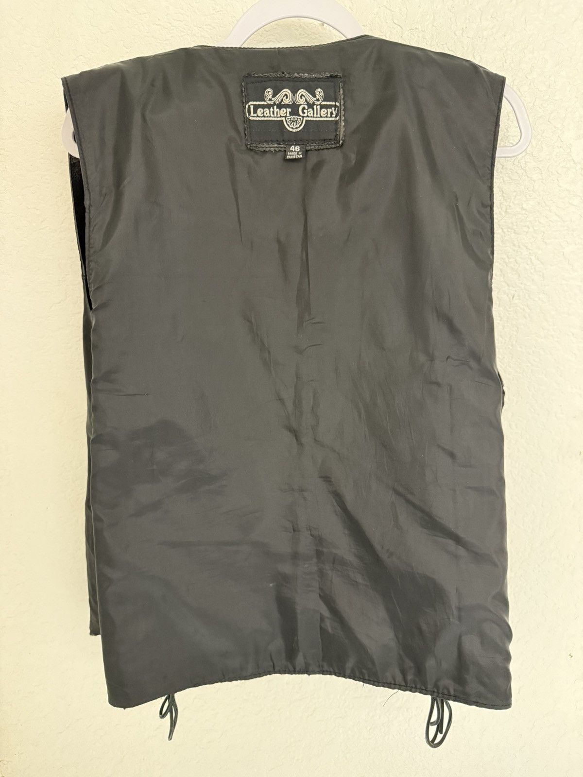 Leather × Vintage Genuine Leather Vest (LEATHER GALLERY) Size US XXL / EU 58 / 5 - 7 Thumbnail