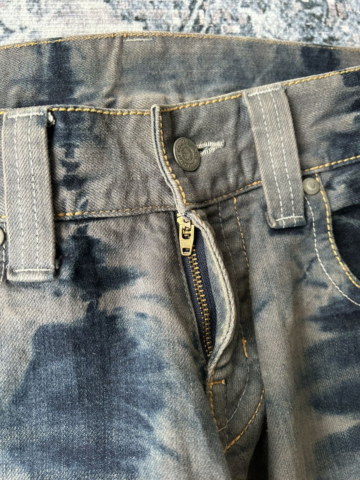 Tornado Mart Tornado Mart Flared Washed Snake Denim Size US 34 / EU 50 - 19 Thumbnail