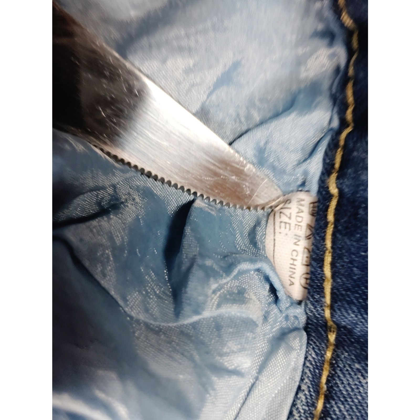 0 Light Blue High-Waist Women's Jeans with Button Fly Size 27" / US 4 / IT 40 - 3 Thumbnail