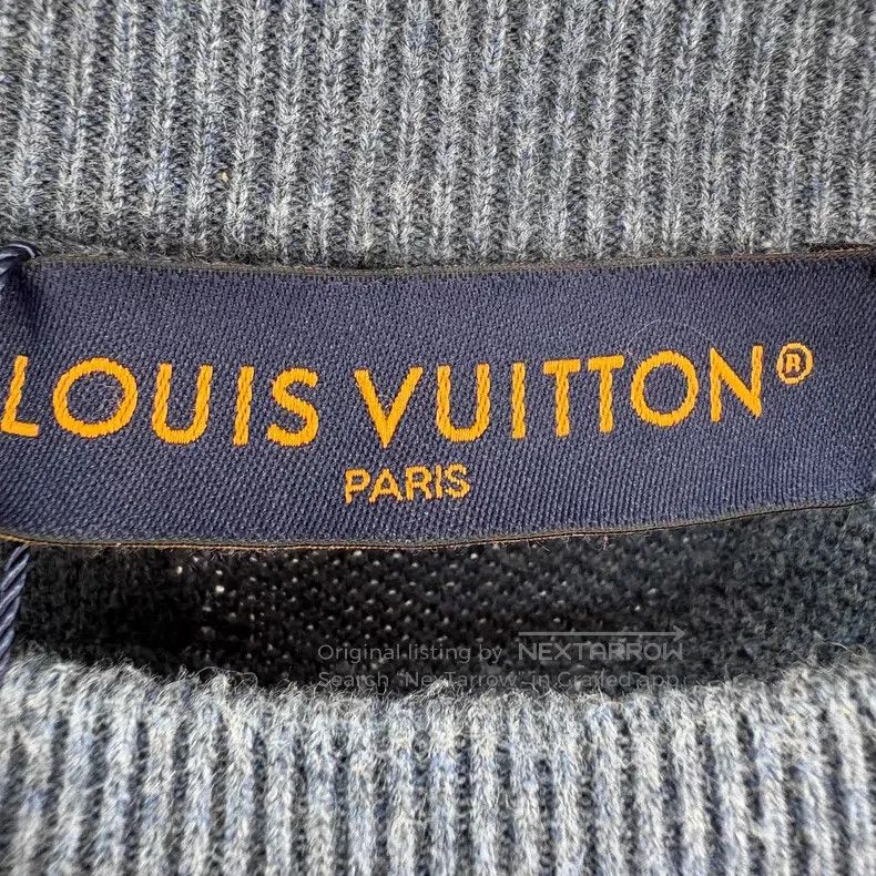 Louis Vuitton Louis Vuitton Flocked logo sweater Size US S / EU 44-46 / 1 - 5 Thumbnail