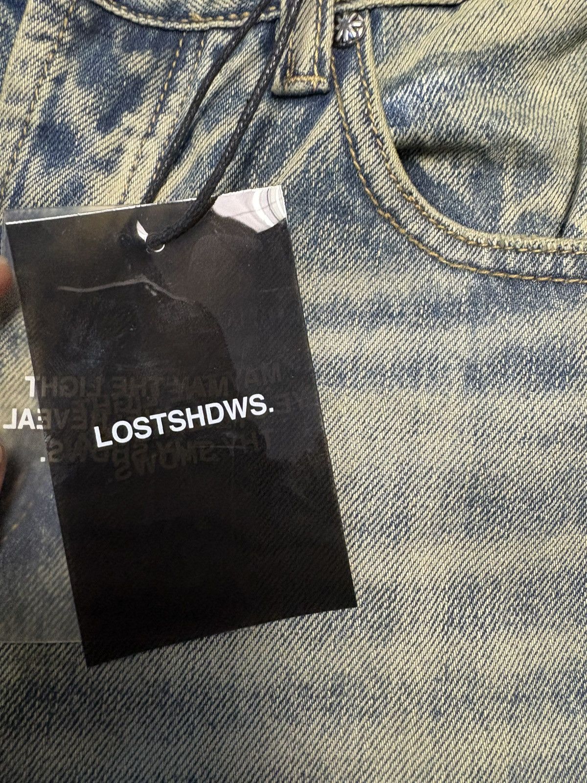 LOSTSHDWS Lost Shadows Dirty Denim Graphite Size US 32 / EU 48 - 9 Thumbnail