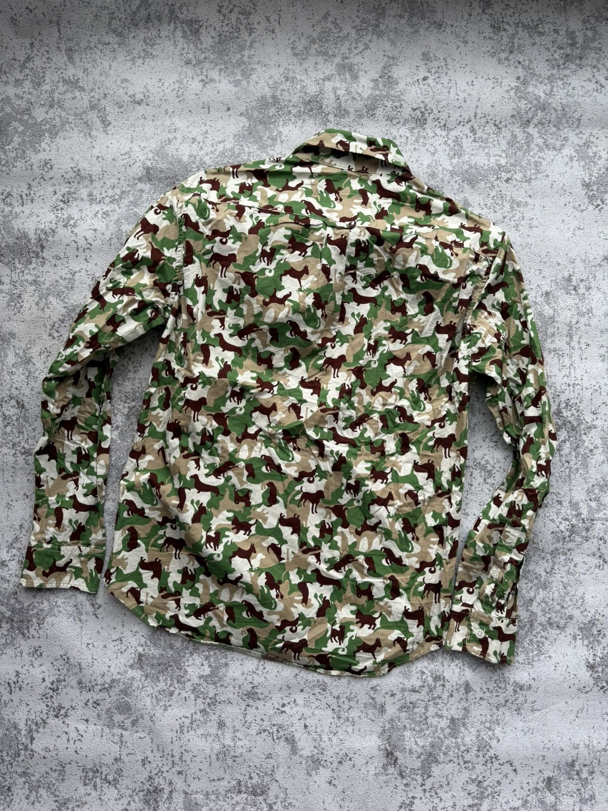 Japanese Brand Superior E.L Made in Japan 🇯🇵 Dogs Shirt Size US M / EU 48-50 / 2 - 6 Thumbnail