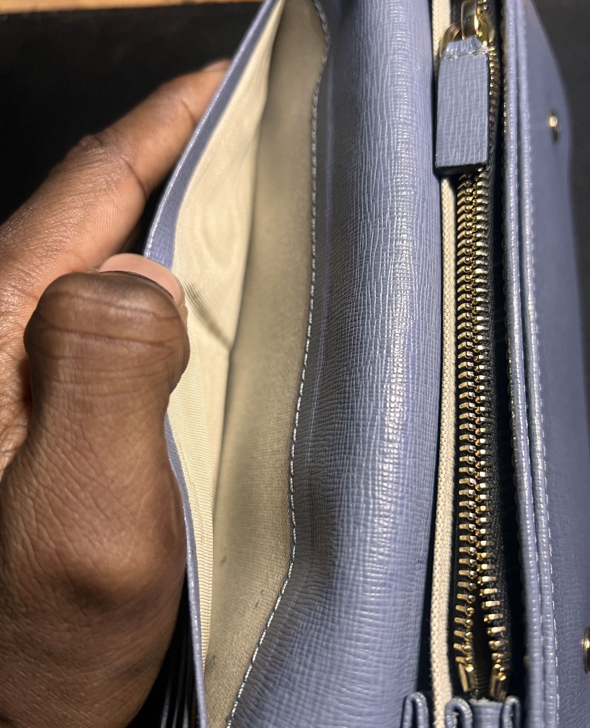 Marni Marni Slate Blue Continental Leather Wallet Size ONE SIZE - 2 Thumbnail