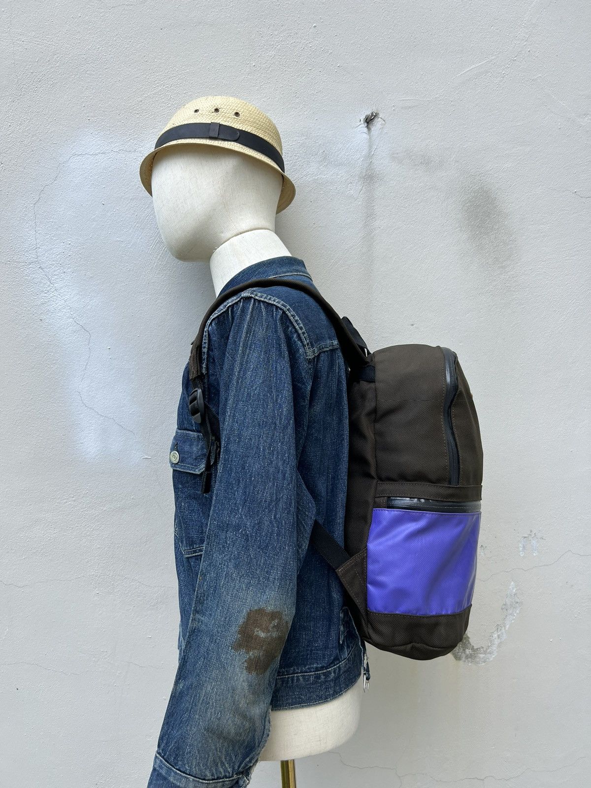 Vintage Vintage Sazaby Japan Waxed Backpack Bag Size ONE SIZE - 2 Thumbnail