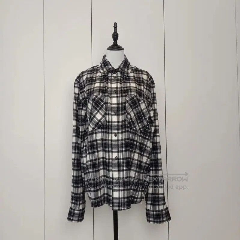 Off-White Off-White Black Checkered Long Sleeve Shirt . Size M / US 6-8 / IT 42-44 - 1 Thumbnail