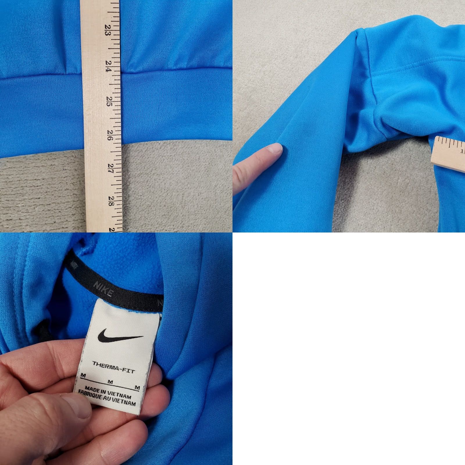 Nike Nike Hoodie Mens Medium Blue Therma Fit Pullover Sweatshirt Logo DQ4840 435 Size US M / EU 48-50 / 2 - 8 Thumbnail