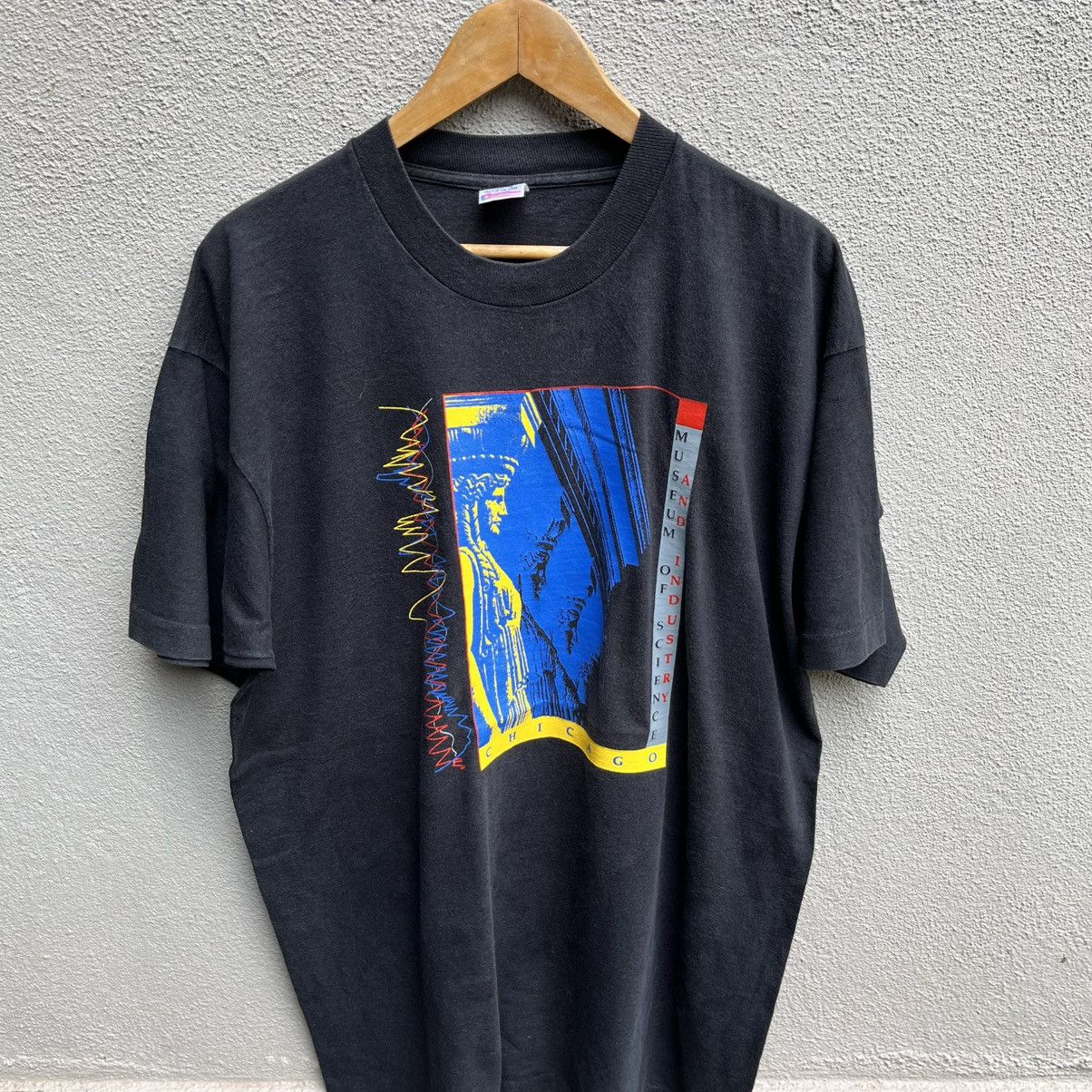 Arts & Science Vintage 90s MUSEUM OF SCIENCE Chicago tee graphic art Size US XL / EU 56 / 4 - 2 Thumbnail