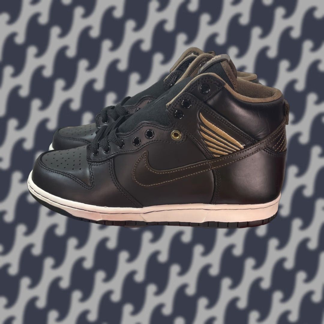 Nike Nike SB Dunk High Men’s 8.5 Pawnshop FJ0445-001 Sneakers Black Gold Mens Shoes New High Top Size US 8 / EU 41 - 1 Thumbnail