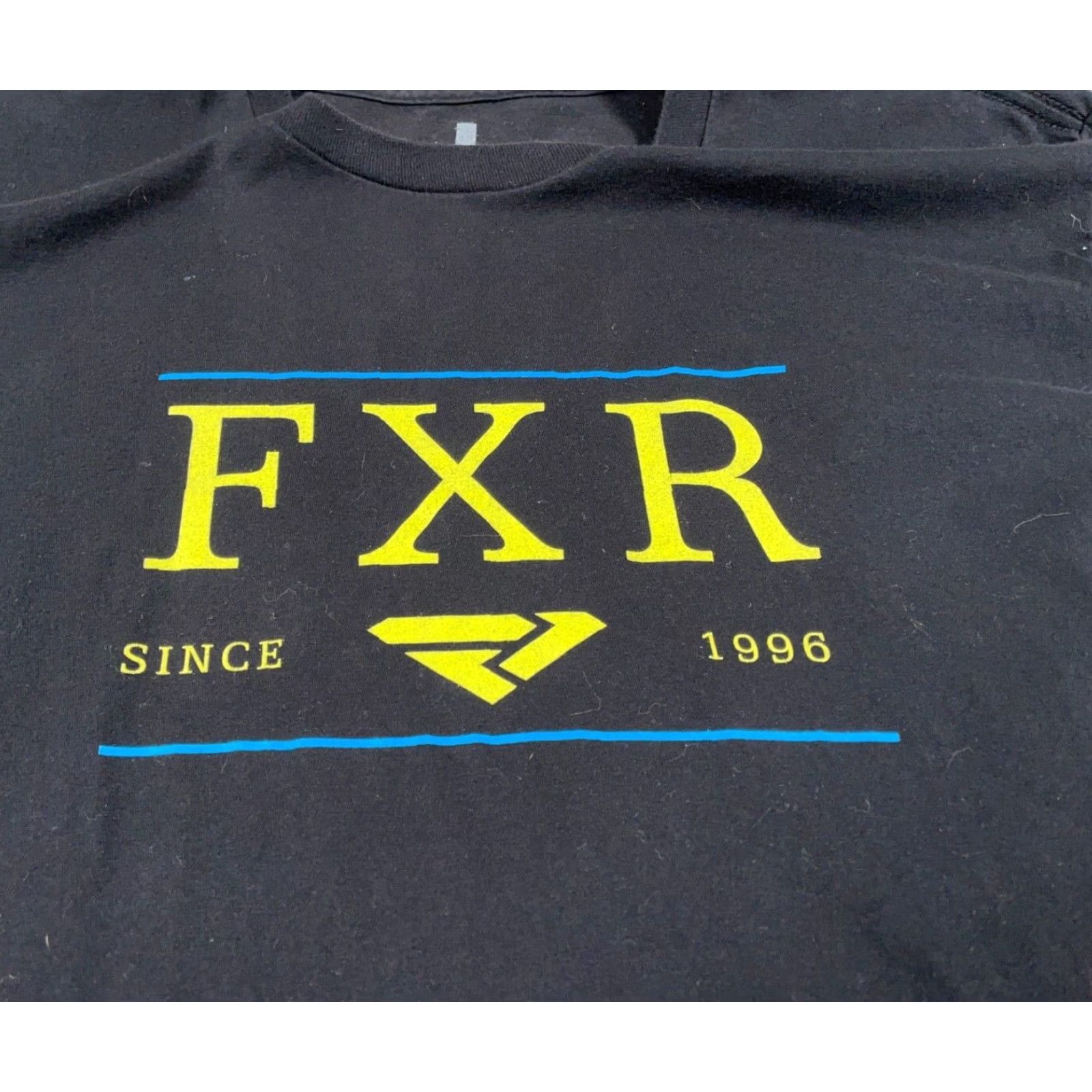 Fox Racing VINTAGE FOX Racing Logo Tee Adult Large Black Yellow Motocross Retro Size US L / EU 52-54 / 3 - 5 Thumbnail